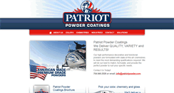 Desktop Screenshot of patriotpowder.com